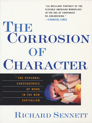 cover image of The Corrosion of Character